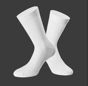 LC ALTEA HIGH CYCLING SOCK  "JUST WHITE" [no logos]
