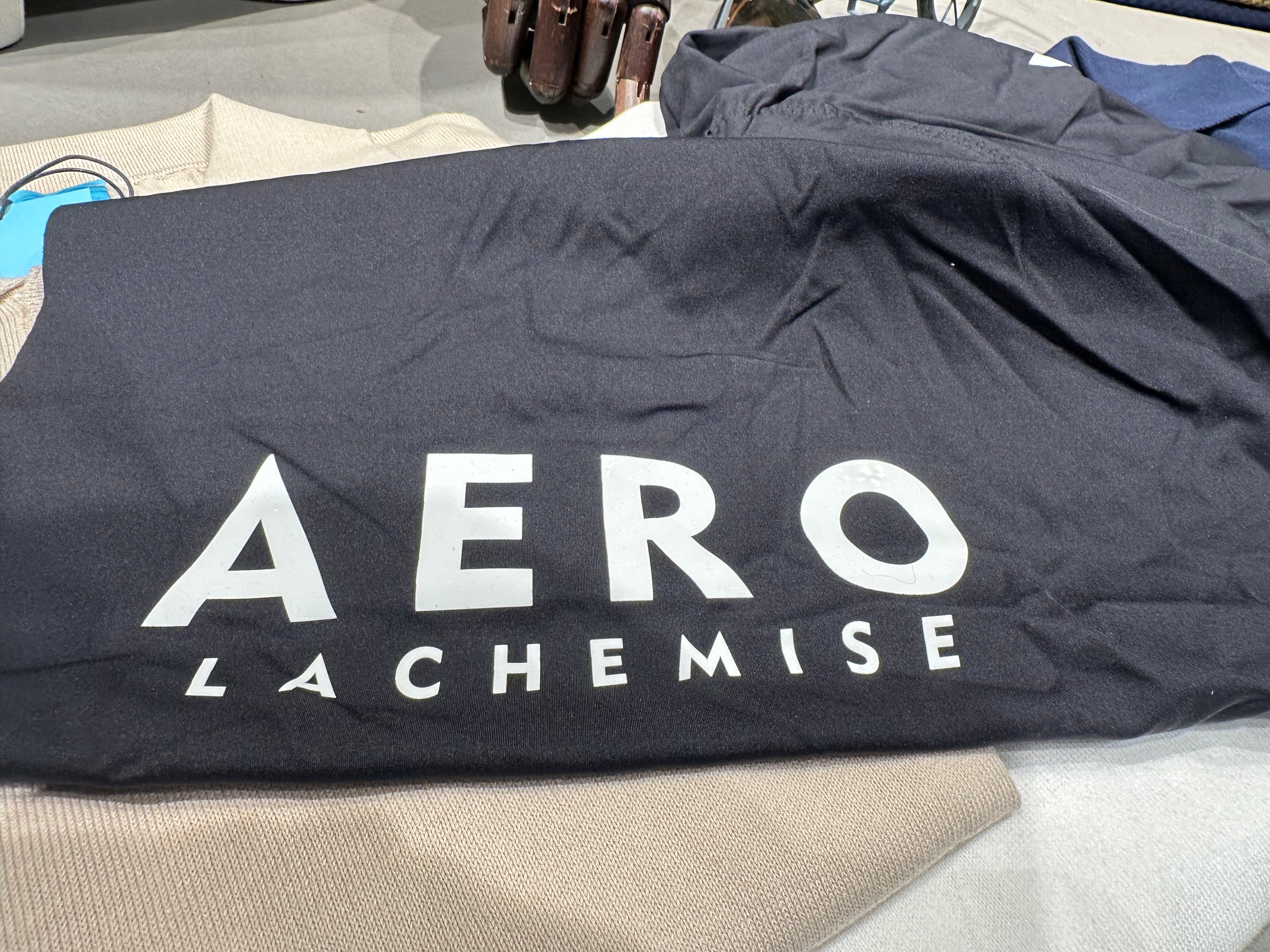 LC AERO -  BLACK [WHITE GLUE LOGO][SEAMLESS RACE FIT]